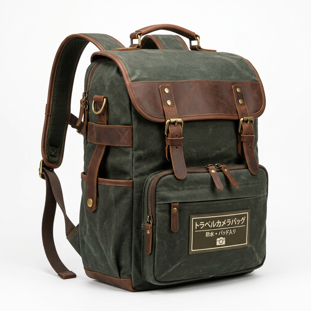 Japanese localized travel camera bag image
